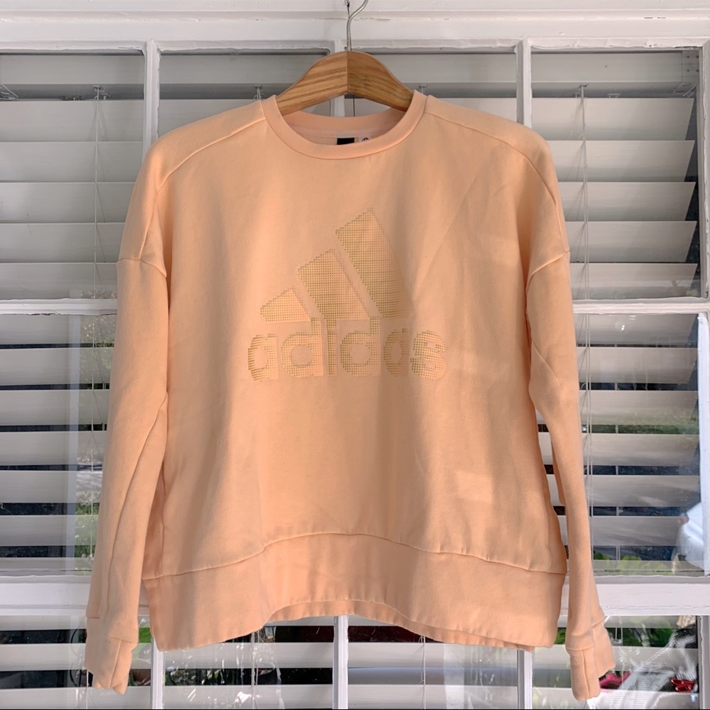 Adidas snap side sweatshirt